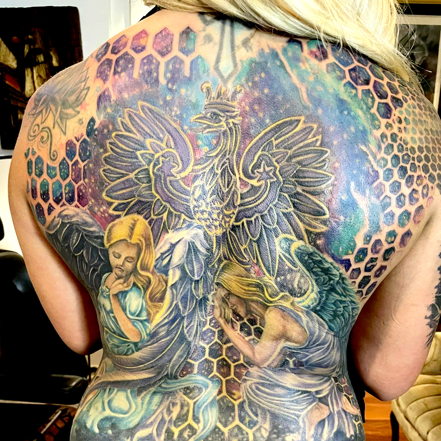   Emily Page tattoo artist from Cary NC  
